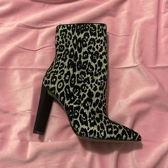 ALDO Boots sparkly leopard print - Picture 2 of 9